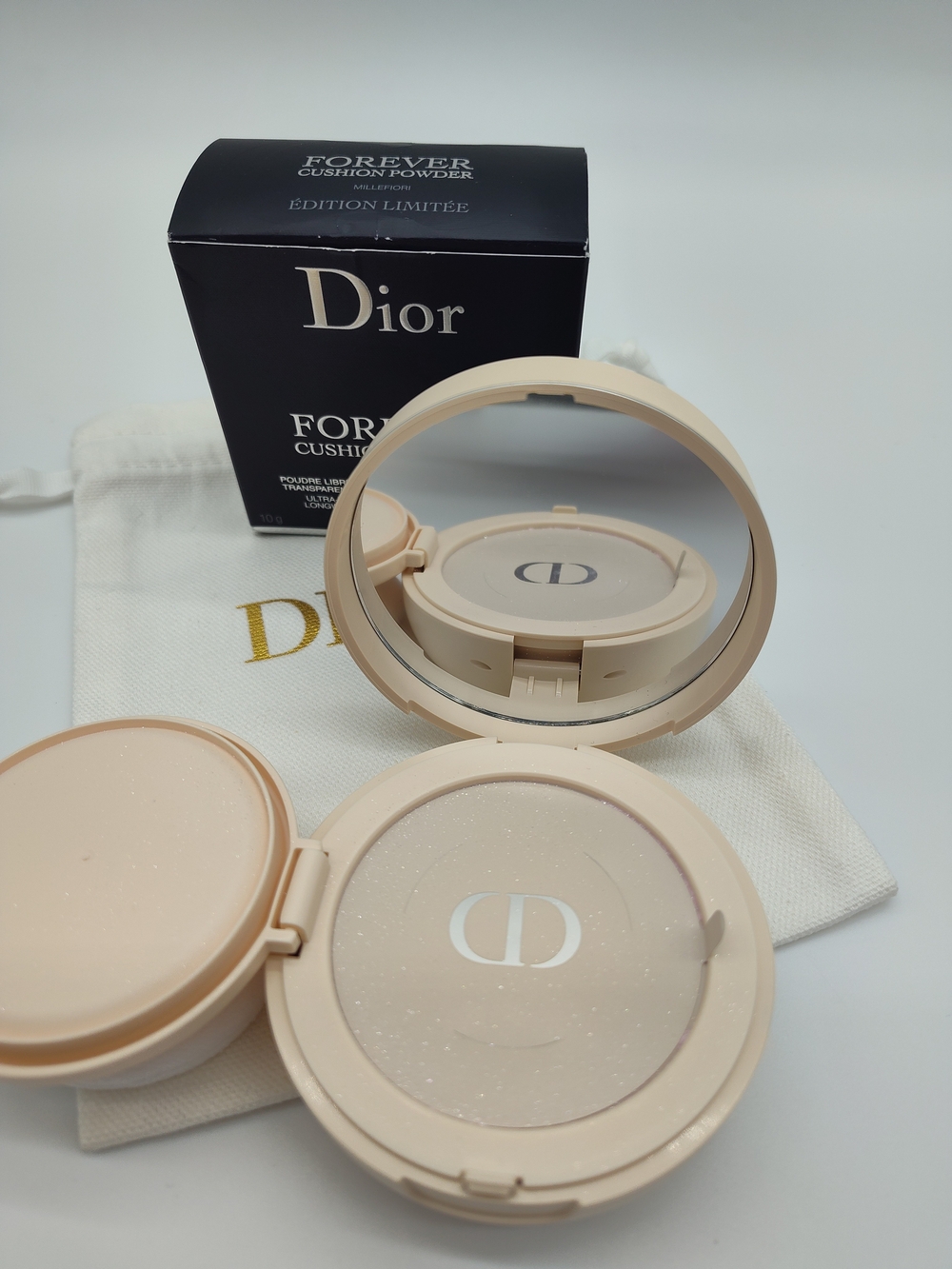 DIOR Forever Cushion Powder Millefiori Limited Edition Japan 10g NIB & Dust Bag - Picture 4 of 8